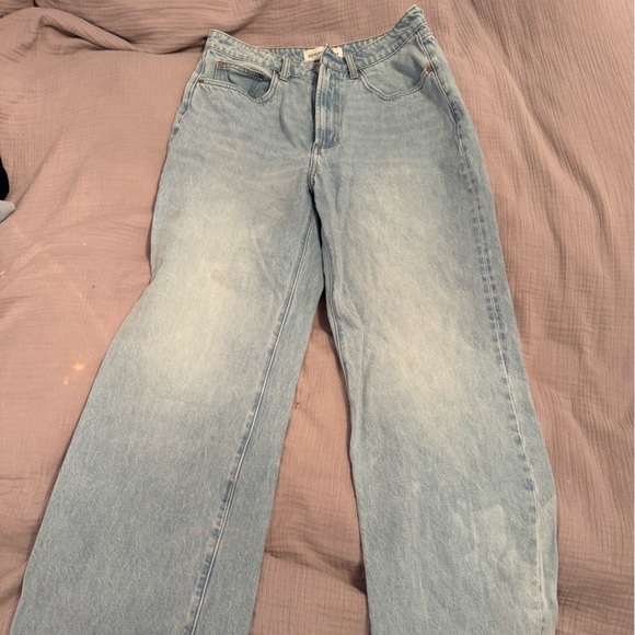Denim Forum Denim - Denim Forum Aritzia Light Blue Denim Faharah Curve Fit size 30